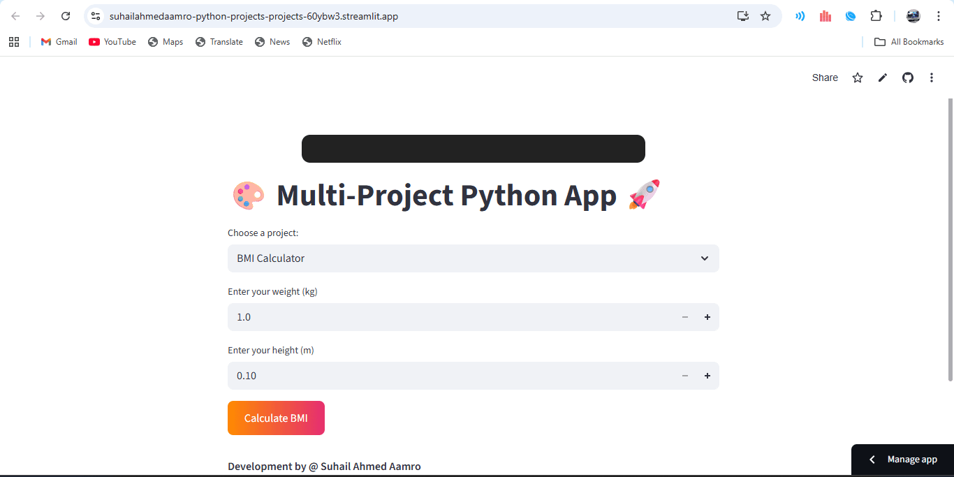 Multi-Project Python App